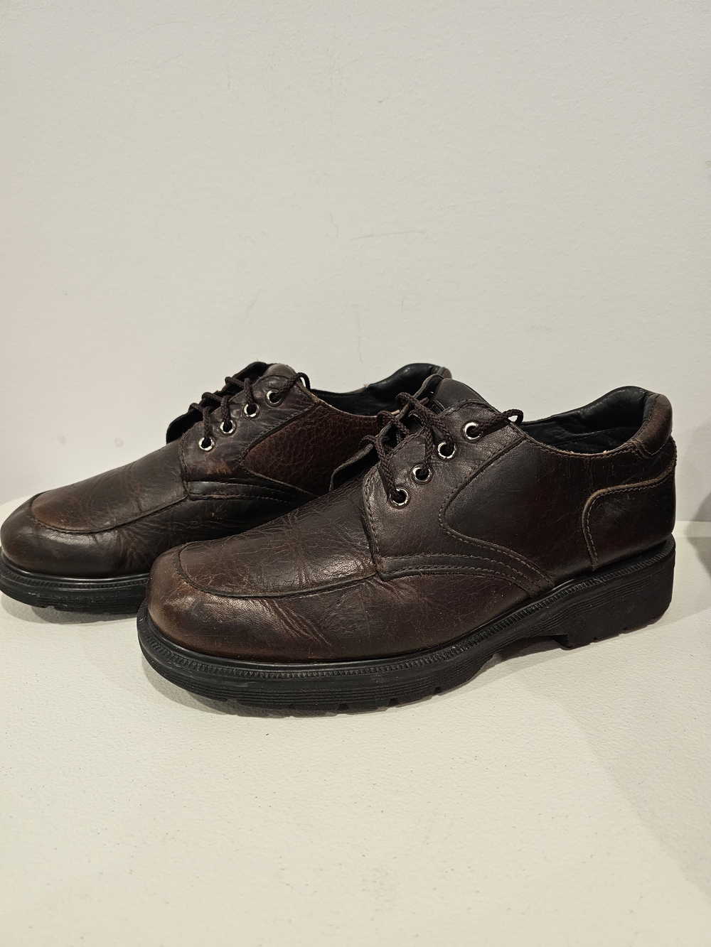 Dr. Martens Dark Brown Leather Derby Shoes